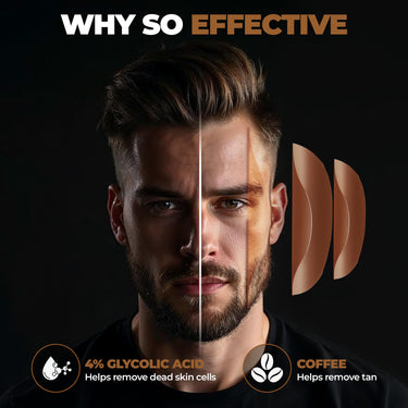 Beardo De-Tan Soap for Men, 75g | Tan Removal and Caffeine Face & Body Soap | Detan With Coffee & 4% Glycolic Acid | For Body & Face | Refreshing Fragrance | For All Skin Types